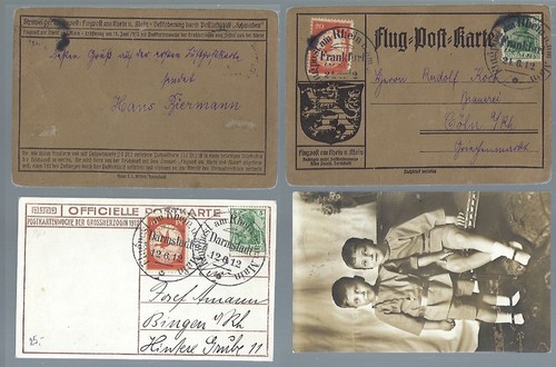 Flugpost 1912 i ii - dr, mi