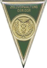 DDR B.1124 Absolventenabzeichen Zollverwaltung H. Rau