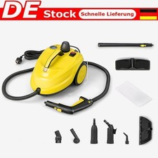 Profi Dampfreiniger Reinigungsmaschine 2000W mit 13 Zubehör 2L Tank Dampfbesen