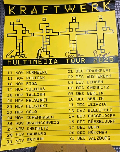 Hand signed kraftwerk - kraftwerk, 4