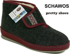 SCHAWOS Warme  Hausschuhe Filz