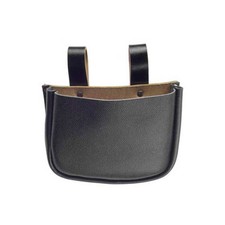 Nageltasche Leder schwarz