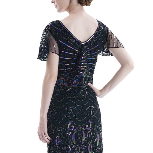 Damen paillettenkleid flapper - damen,