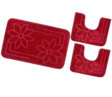 Badteppich Blumen Parure Set