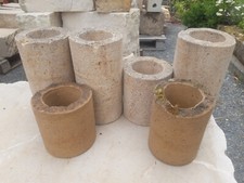 Sandstein Rund Sandsteintrog Pflanztrog Pflanzkübel Antik Steintrog Pflanzstein