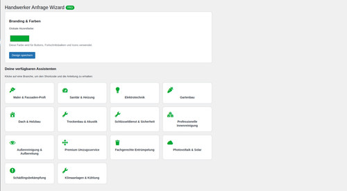 Handwerker website - handwerker,