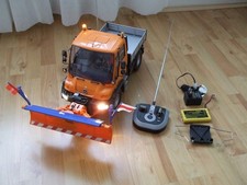Rc Dickie Unimog U300 Winterdienst 4x4 ferngesteuert  mit Frontbeleuchtung , TOP
