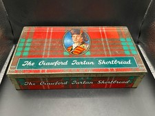 The Crawford Tartan Shortbread antike Blechdose Sammlerstück Blech-Dose