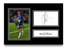 Mason Mount signed A4 Foto