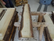 Kiefer,Bohle,Baumstamm,Drechselholz,Tischplatte,Waschtisch,ca.118x14x5cm,2809