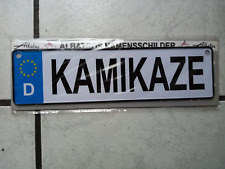 Albatros Namensschilder/Sprüche- Blechschild ovp.-  Deko "Kamikaze " 20-22 cm