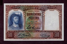 SPANIEN 500 PESETAS Banknote