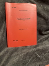 Fahrdienstvorschrift dv - (fv),