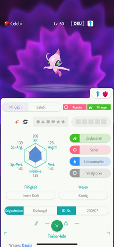 Pokemon celebi event - celebi, „event“