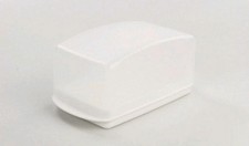Tupperware Junge Welle Butterdose J10 weiß transparent Butterglocke Kühlschrank