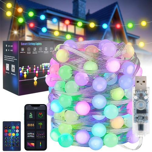 10m led lichterkette - lichterkette, kugel