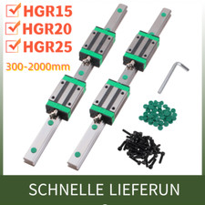 HGR20 HGR15 HGR25 Linearführung Führungsschiene Rail + HGH20CA Gleitblocks CNC