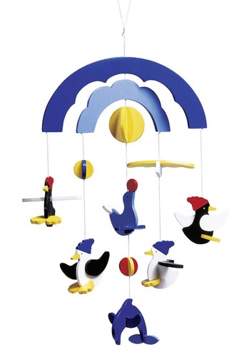 Mobile pinguine seehund - mobile, arktis