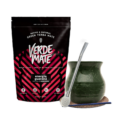 Mate tee set - mate, verde