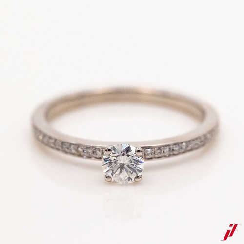 Ring solitär 750 18k - solitär, 750/18k