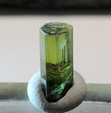 Turmalin - Kristall, grün, 1,70ct  10,5x4,2x3,7mm, Minas Gerais Brasilien #2727