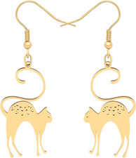 Edelstahl 18K Gold Plattiert