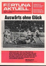 Fussball-Programmheft   81/82    Liga    Fortuna Düsseldorf - 1. FC Nürnberg