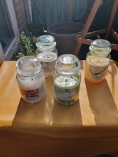 Duftkerzen im glas groß .Gebraucht.