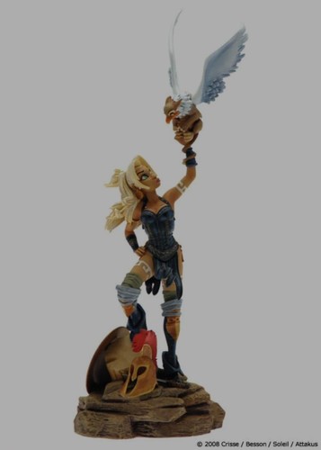 Atalante griffon statue - griffon, figur