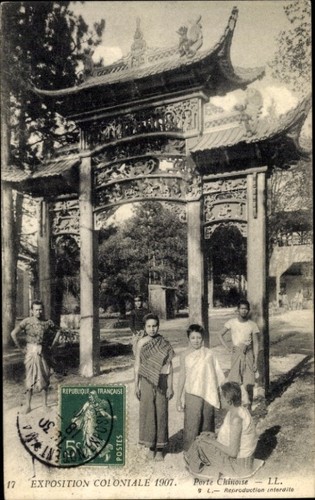 Kolonialausstellung 1907 - ak,