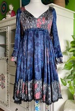 Odd Molly Kleid – 100% Seide – Größe 4 – Gr L/XL-Boho Chic – Top Zustand