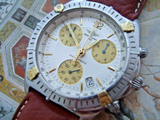 BREITLING SIRIUS 40mm CHRONOGRAPH  REF.: B53011 - STAHL/750 GOLD - ORG. SCHLIEßE