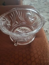 Schleuderstern Anna Hütte Vintage Schale aus Geschliffenen Bleikristallglas 