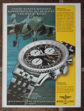 Breitling Old Navitimer Uhr Werbung bzw Reklame