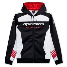 Alpinestars Session LXE Fleece black white Gr. XL Kapuzenjacke Full Zip Hoodie