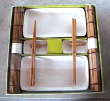 ASIA SET SUSHI GEDECKE f. 2 PERSONEN NEUWERTIG unbenutzt