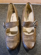 Dirndlschuhe, Spieth & Wensky, Gr. 39, echtes Leder, braun, guter Zustand