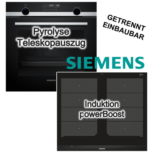Herdset siemens backofen - siemens, mit