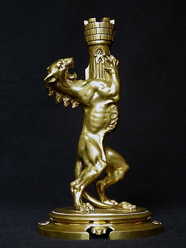 Löwe leuchter bronze - bronze, +