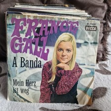 Single7"France Gall..A Banda/Mein Herz ist weg Siehe Foto Sammelaufgabe