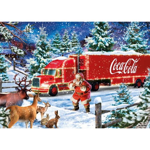 Coca cola christmas - coca, truck