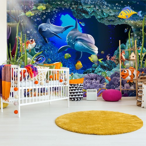 Vinyl fototapete kinderzimmer - vinyl,