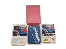 Sportwagen Quartett Berliner Spielkarten 6316885 vollständig 32 Blatt Vintage