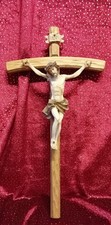 Kruzifix, Holzkreuz aus Linde, Korpus aus Giessmasse,  35*18 cm