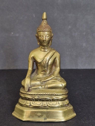 Antike messing buddha statue - antike,