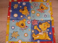 4 lose Servietten Teddy Vielseidig Verlag