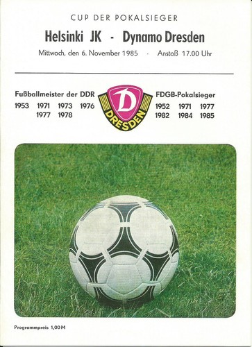 1985 dynamo dresden - 1985/86, –