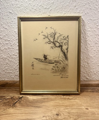 Alte original handzeichnung - alte,