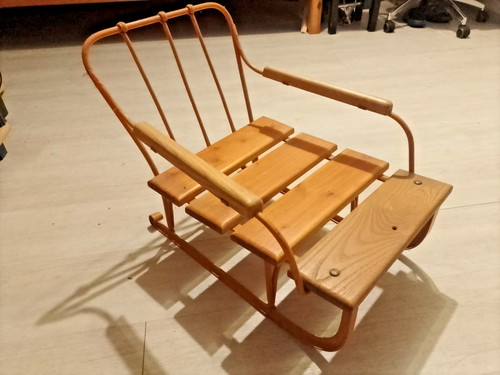 Schlitten antik kinder garten - schlitten,