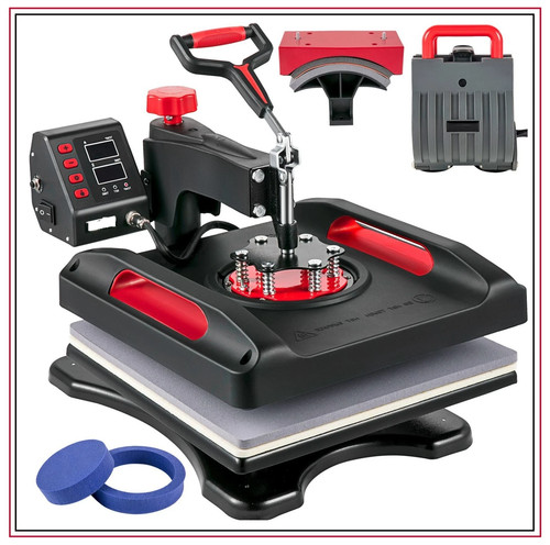 Hitzepresse 38x38 cm - 5-in-1,